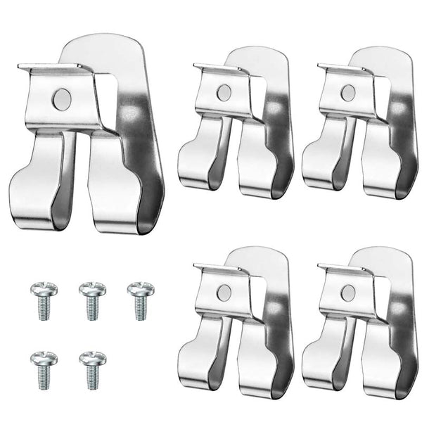 Belt Clip Hooks for Ryobi/Ridgid 18V Tools Belt Clip Drill Clip Driver Hook 633586002 636181001 Replacement Part with Screws