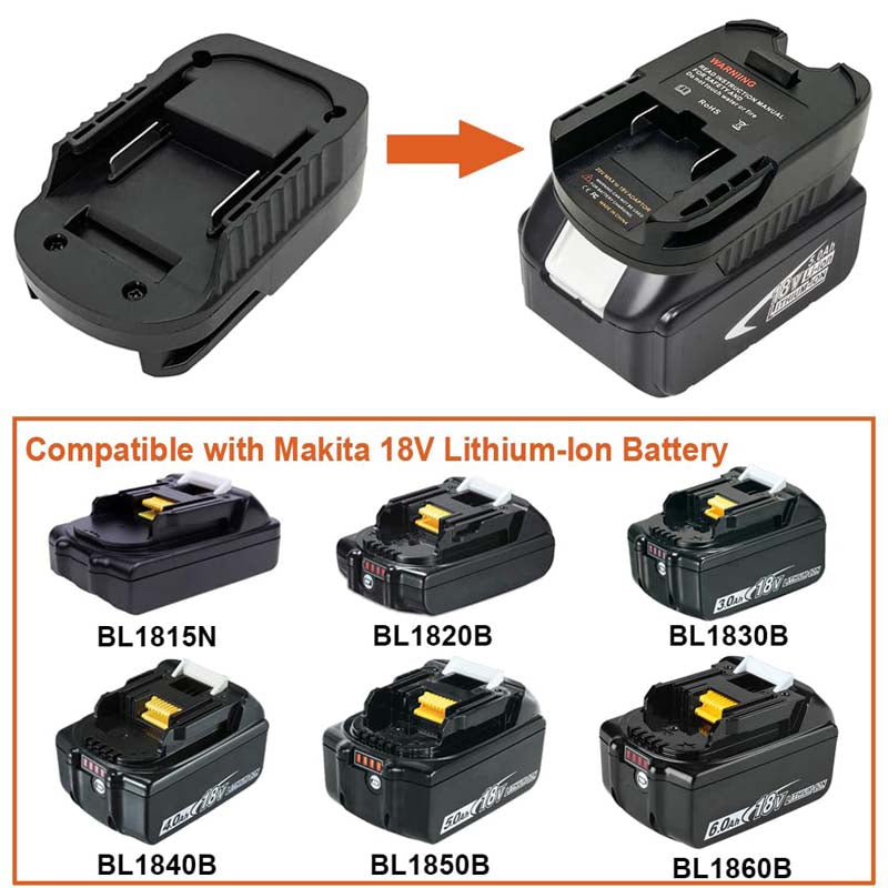 Makita LXT to AEG/RIDGID Battery Adapter Powuse