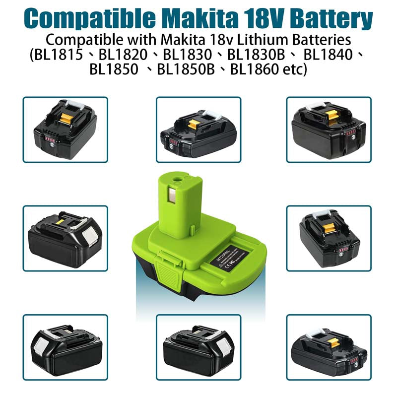 Makita LXT to Ryobi Battery Adapter Powuse