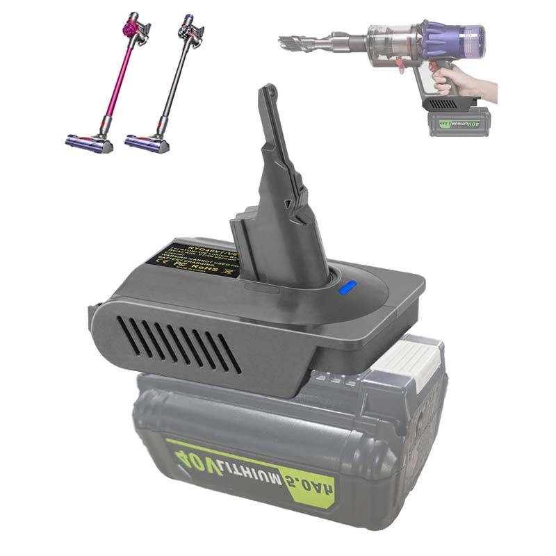 2in1 Ryobi 40V to Dyson V7/V8 Battery Adapter Powuse