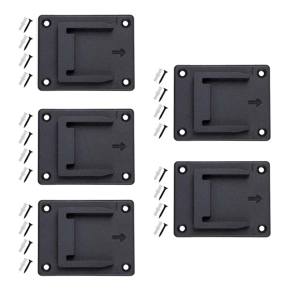 5-Pack Dual-purpose Power Tool Holders for Makita/Bosch 18V Cordless Tools Mounting Bracket