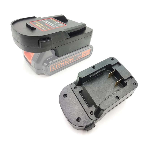 Black+Decker/Porter-Cable/Stanley 18V/20V to AEG/RIDGID 18V Battery Adapter | Powuse