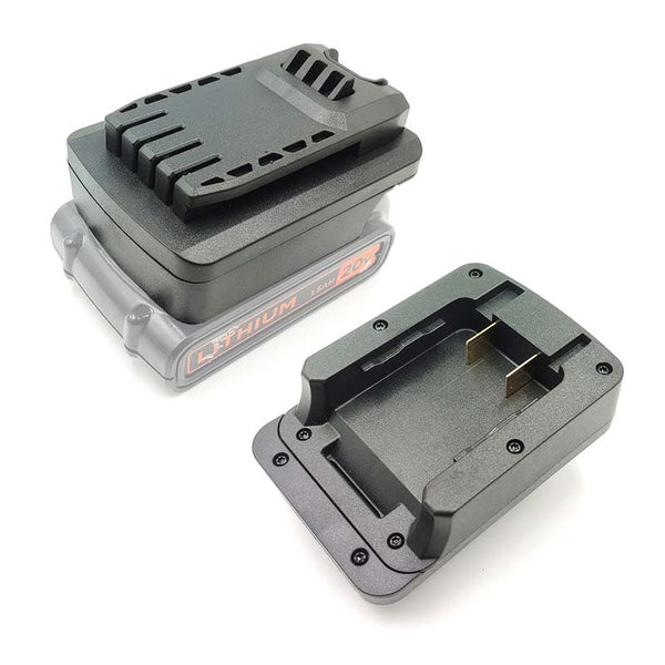 Black+Decker/Porter-Cable/Stanley 18V/20V to Craftsman 20V/Stanley 18V Battery Adapter | Powuse