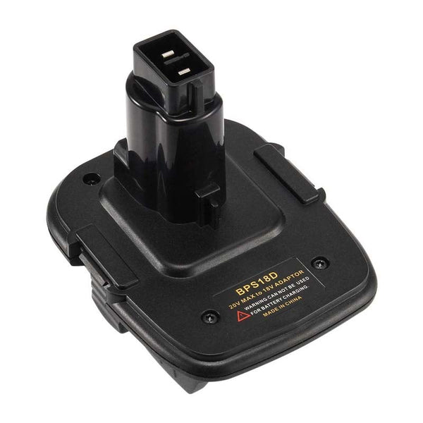 Black+Decker/Porter-Cable/Stanley 18V/20V to DeWalt 18V NiCad Battery Adapter | Powuse