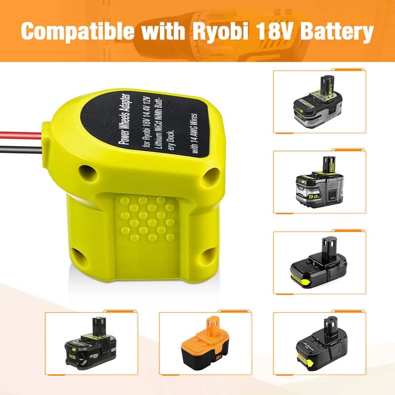 Ryobi Battery Power Wheels Adapter Powuse