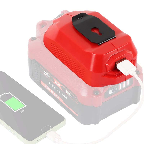 Portable Power Source USB Charger Adapter for Craftsman V20 20V Li-ion Battery CMCB202
