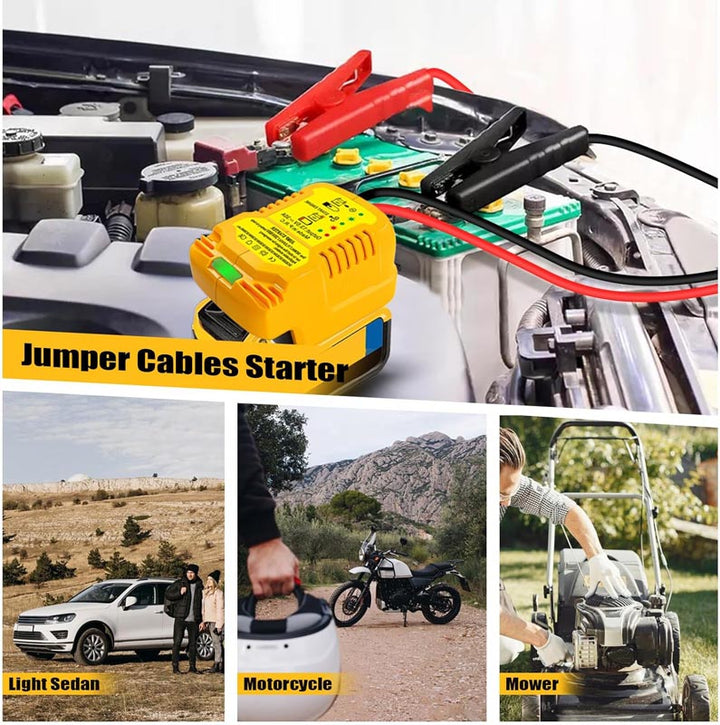 Dewalt 20V Battery Jump Starter Adapter for 12V Cars | Powuse