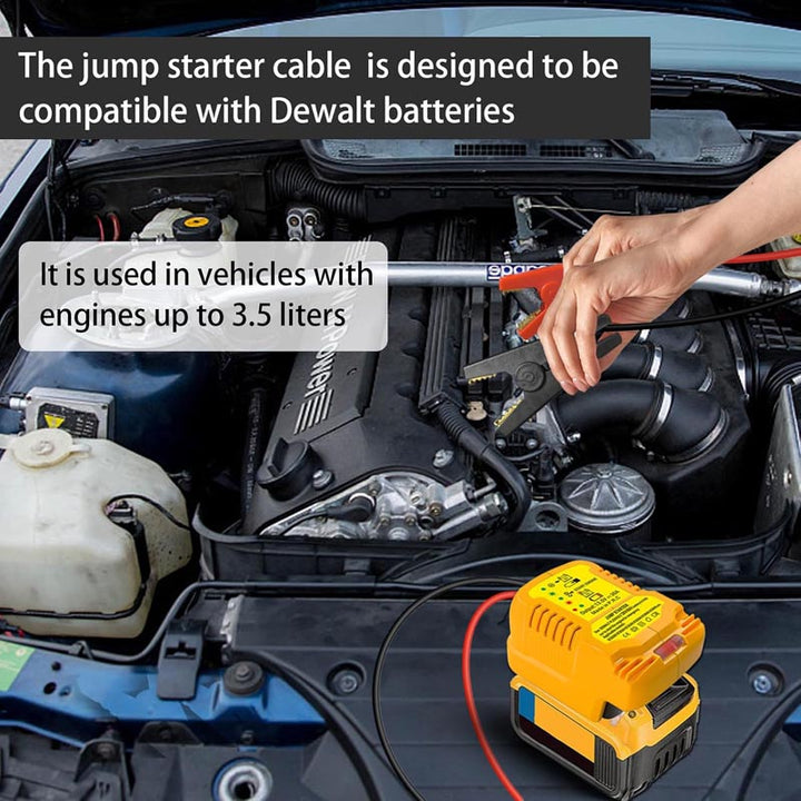 Dewalt 20V Battery Jump Starter Adapter for 12V Cars | Powuse