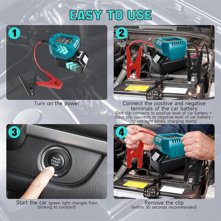 Makita 18V Battery Car Jump Starter Adapter | Powuse