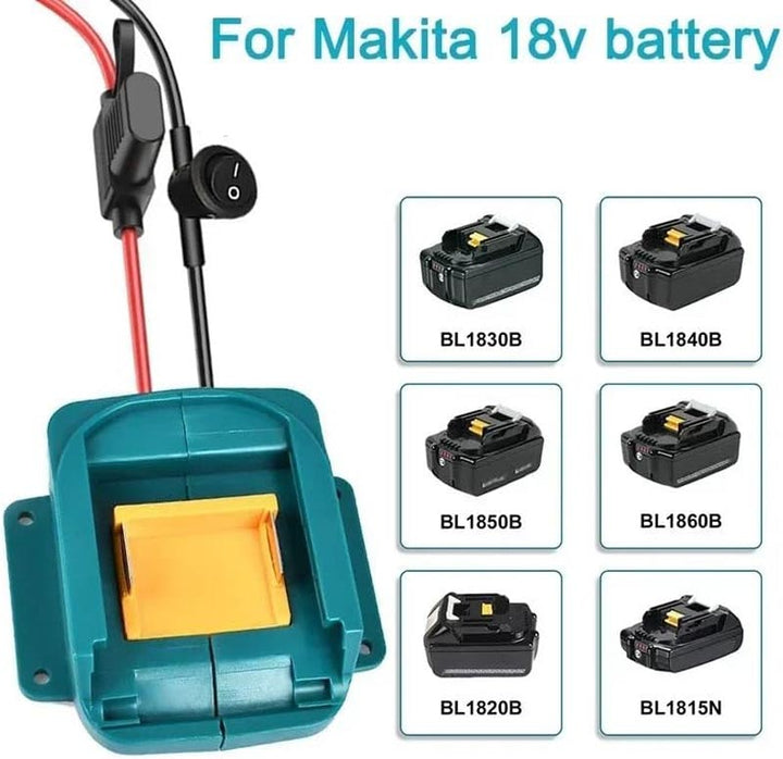 Makita 18V Battery Car Jumper Cables Adapter | Powuse