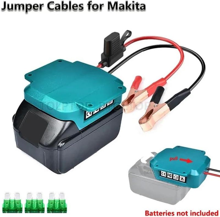 Makita 18V Battery Car Jumper Cables Adapter | Powuse