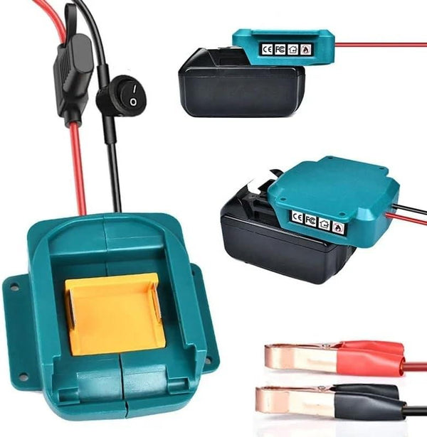 Makita 18V Battery Car Jumper Cables Adapter | Powuse
