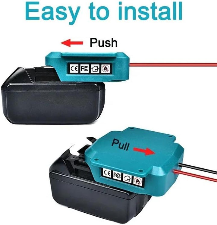 Makita 18V Battery Car Jumper Cables Adapter | Powuse