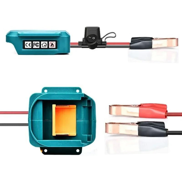 Makita 18V Battery Car Jumper Cables Adapter | Powuse
