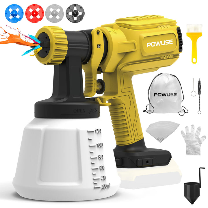 600W DEWALT 20V Battery Cordless Paint Sprayer HVLP | Powuse