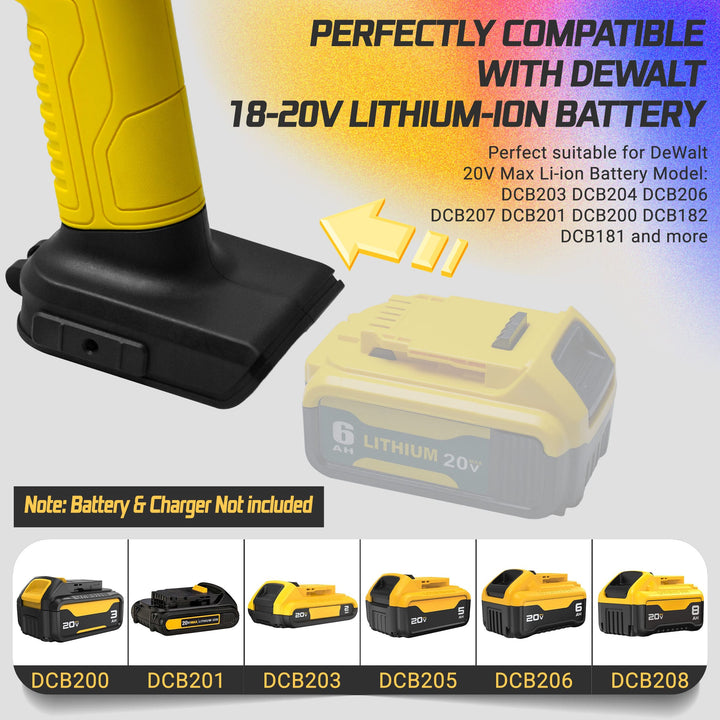 600W DEWALT 20V Battery Cordless Paint Sprayer HVLP | Powuse