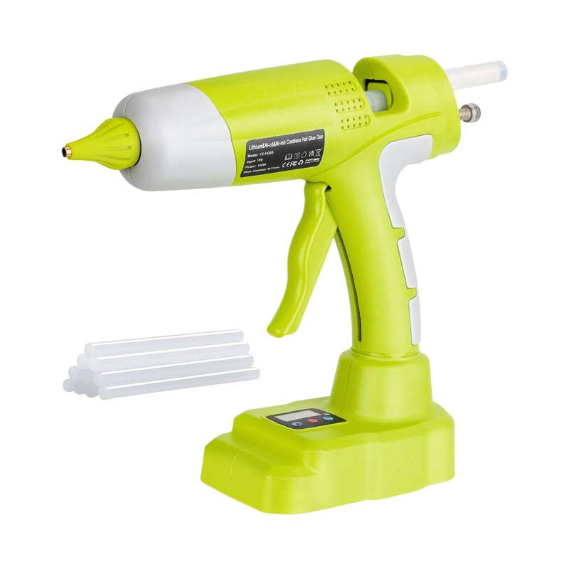 ONE+ 18V Cordless Dual Temperature Glue Gun with Nozzle Kit and
