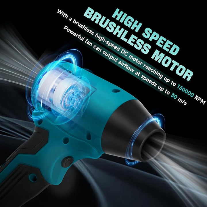 130000 RPM 30m/s Cordless Mini Blower for Bosch 18V Battery | Powuse
