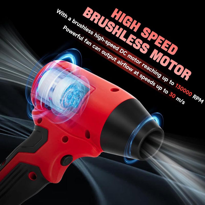 130000 RPM 30m/s Cordless Mini Blower for Milwaukee 18V Battery | Powuse