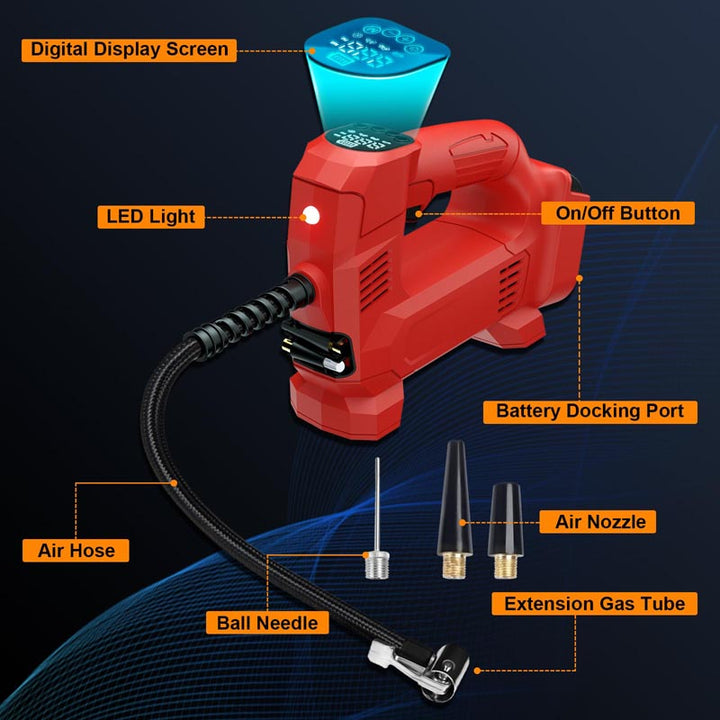 150PSI Cordless Tire Inflator for Craftsman 20V Battery | Powuse