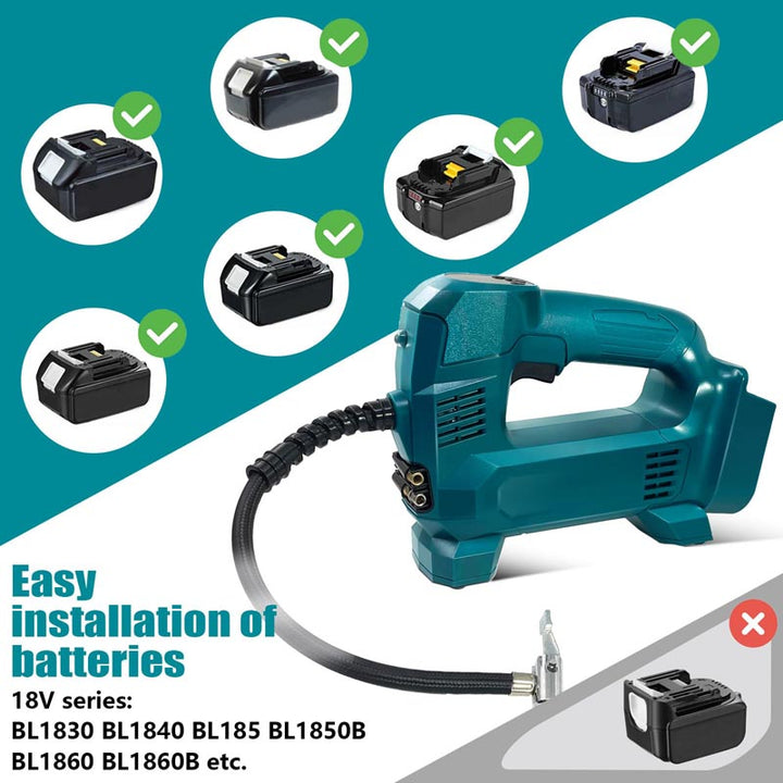 150PSI Cordless Tire Inflator for Makita 18V Battery | Powuse