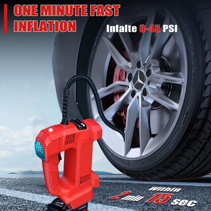150PSI Cordless Tire Inflator for Milwaukee 18V Battery | Powuse