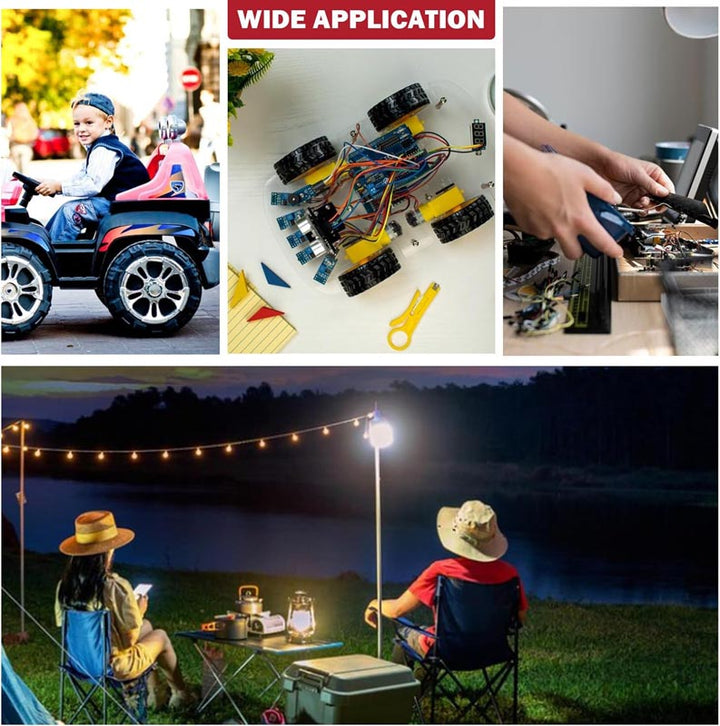 2-Pack Bauer 20V Battery Power Wheels Adapter with Switch | Powuse