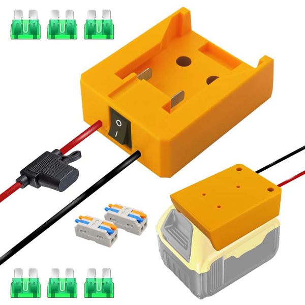 2-Pack Upgraded Dewalt 20V Battery Power Wheels Adapter | Powuse