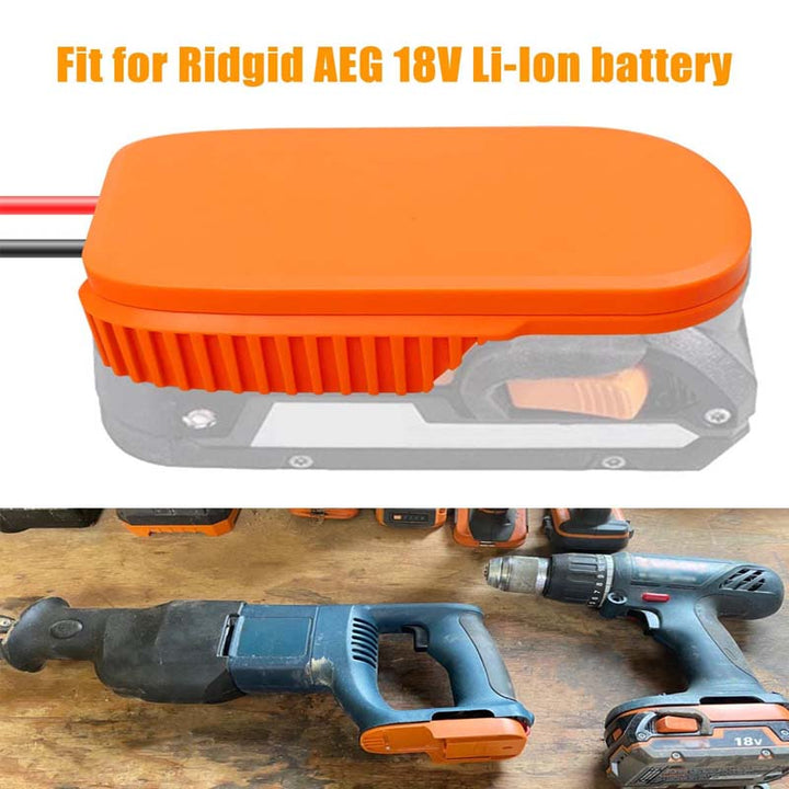 2-Pack Upgraded RIDGID/AEG 18V Battery Power Wheels Adapter | Powuse