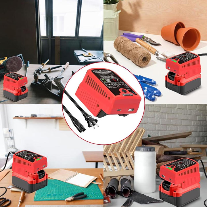 2-in-1 Craftsman Battery Charger & Power Source with USB Type-C | Powuse