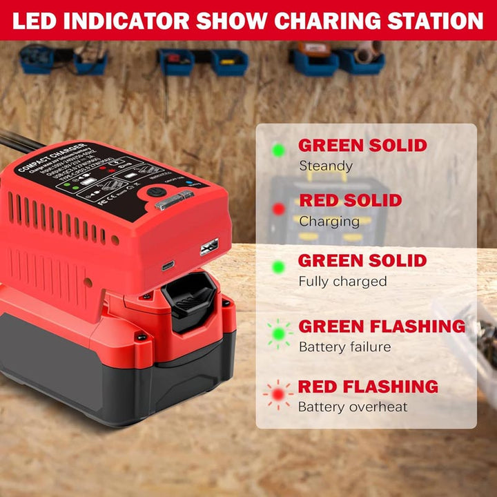 2-in-1 Craftsman Battery Charger & Power Source with USB Type-C | Powuse