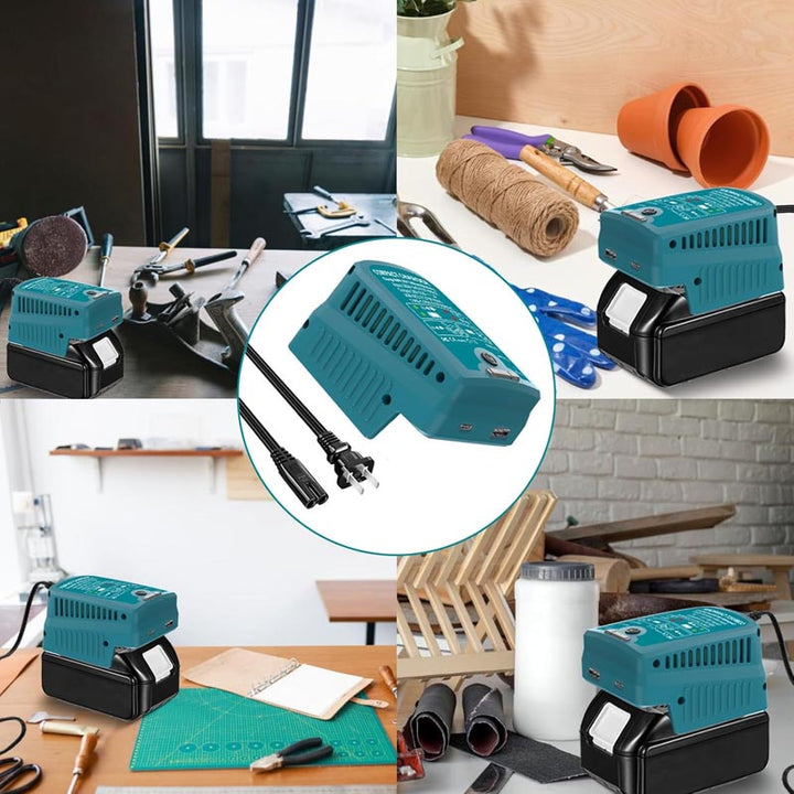 2-in-1 Makita Battery Charger & Power Source with USB Type-C | Powuse