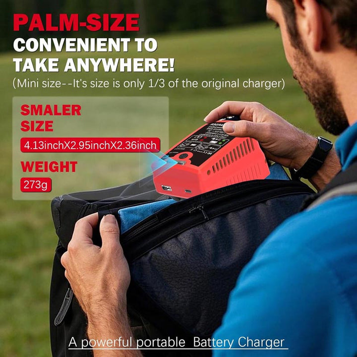 2-in-1 Milwaukee Battery Charger & Power Source with USB Type-C | Powuse