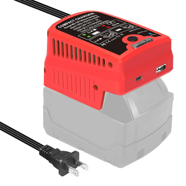 2-in-1 Milwaukee Battery Charger & Power Source with USB Type-C | Powuse