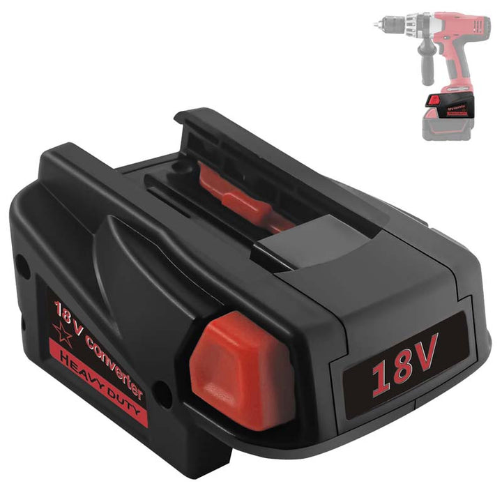 2-in-1 DeWalt 20V/Milwaukee M18 to Milwaukee V18 Battery Adapter | Powuse