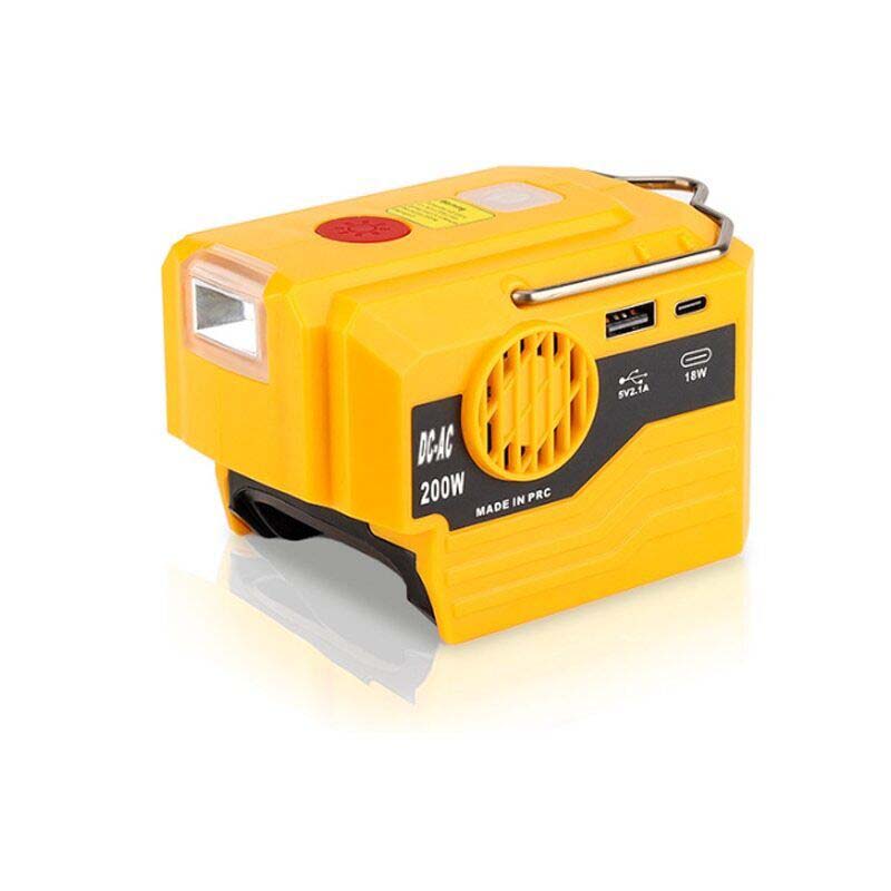 200W AC 120V/230V Dewalt 18V Battery Powered Inverter Powuse