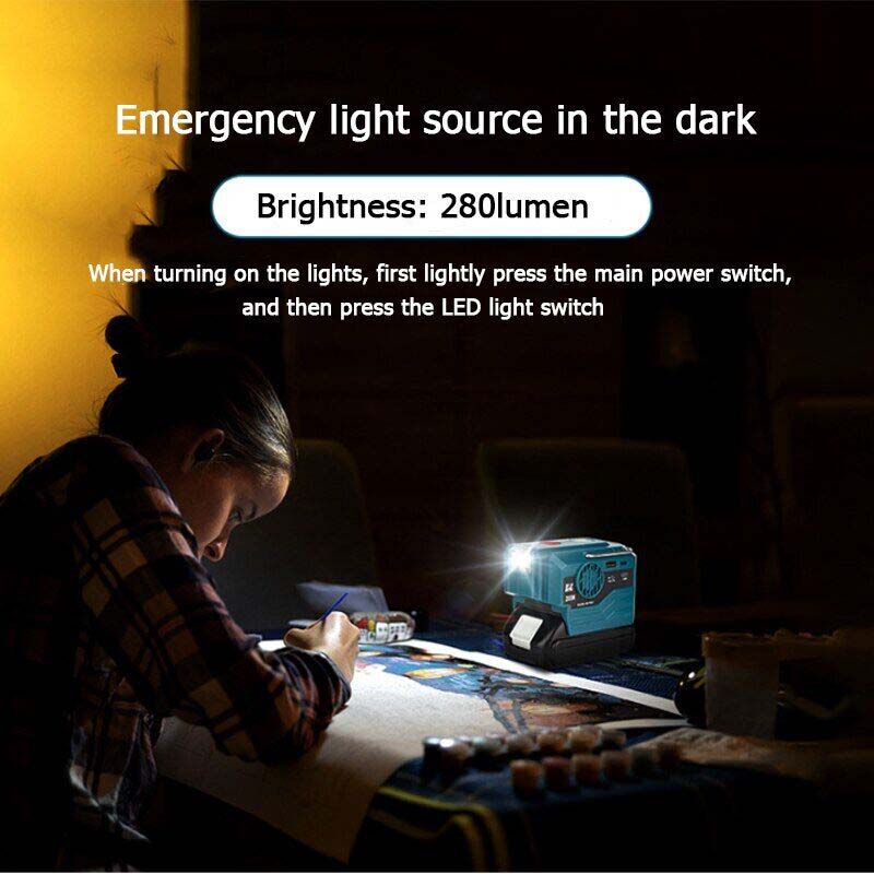 200W AC 120V/230V Makita LXT 18V Battery Powered Inverter Powuse