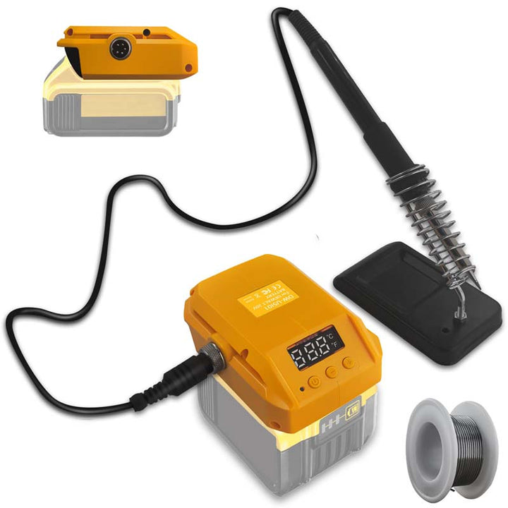 60W Cordless Soldering Iron Station for Dewalt XR 20V Battery | Powuse