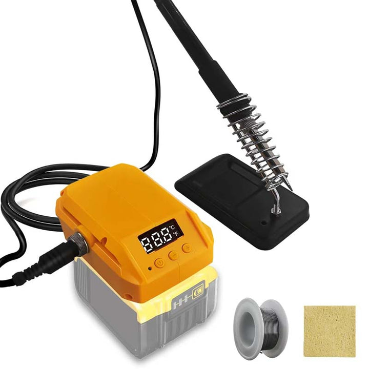 60W Cordless Soldering Iron Station for Dewalt XR 20V Battery | Powuse