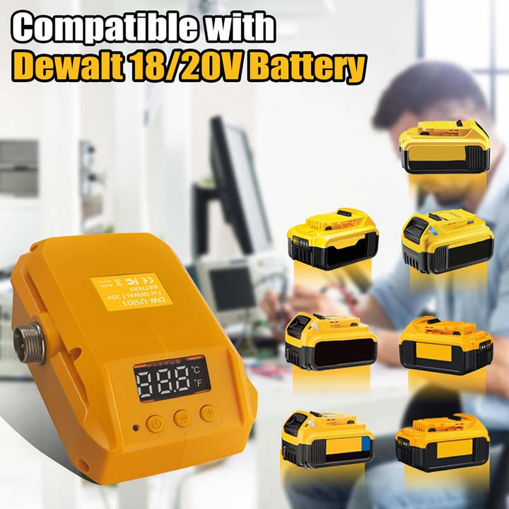 60W Cordless Soldering Iron Station for Dewalt XR 20V Battery | Powuse