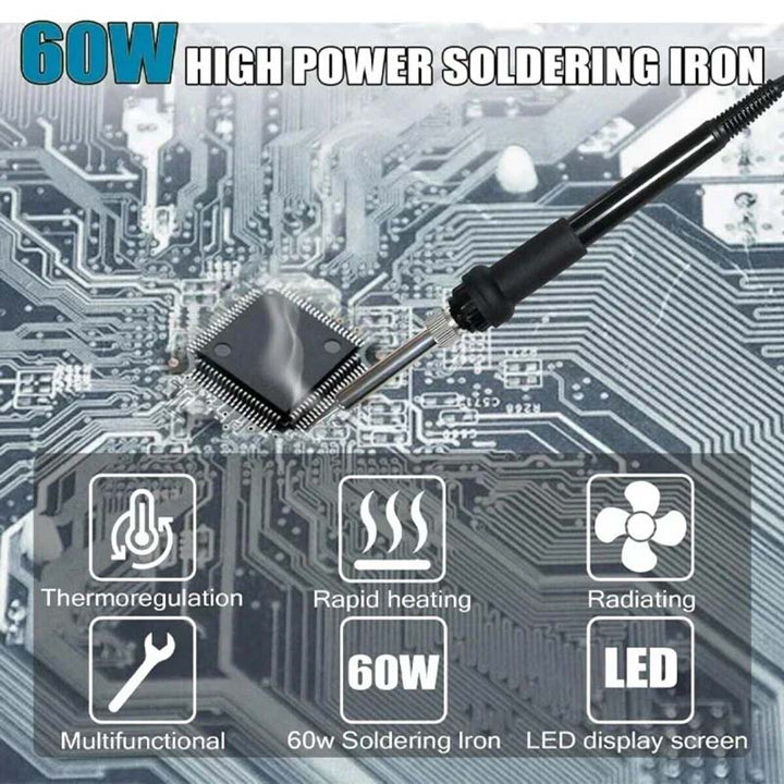 60W Cordless Soldering Iron Station for Makita LXT 18V Battery | Powuse