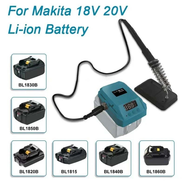 60W Cordless Soldering Iron Station for Makita LXT 18V Battery | Powuse