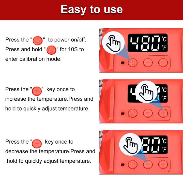 60W Cordless Soldering Iron Station for Milwaukee M18 18V Battery | Powuse