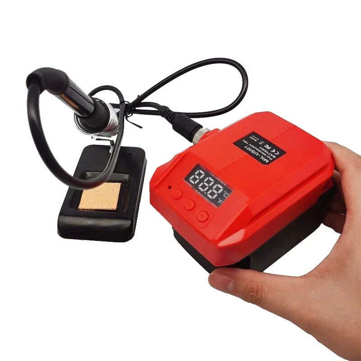 60W Cordless Soldering Iron Station for Milwaukee M18 18V Battery | Powuse