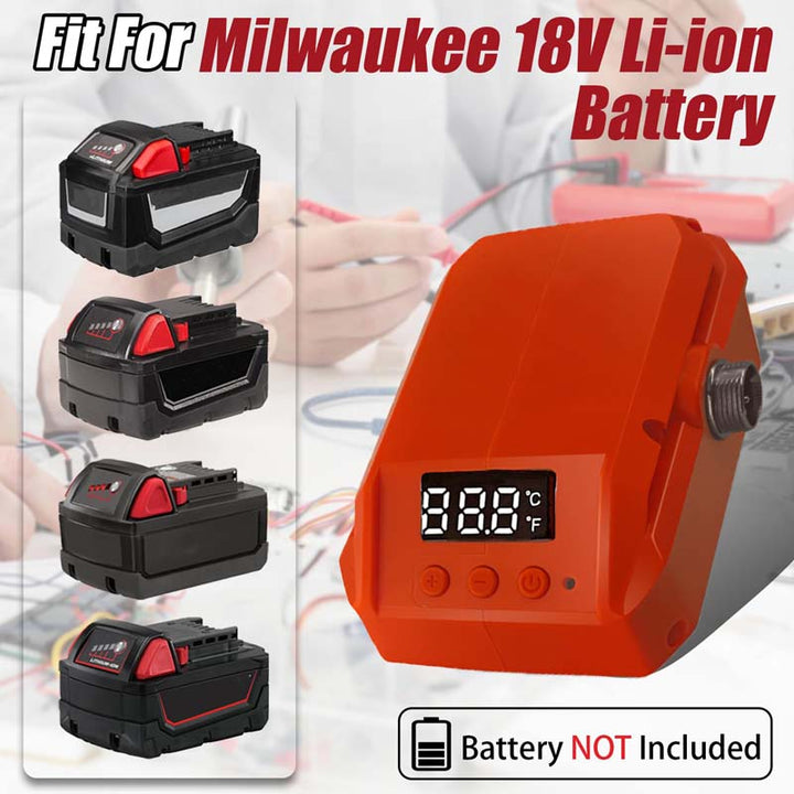 60W Cordless Soldering Iron Station for Milwaukee M18 18V Battery | Powuse