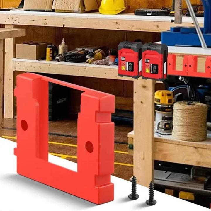 6 Pack Battery Holder Mount for Einhell 18V Workshop Use | Powuse
