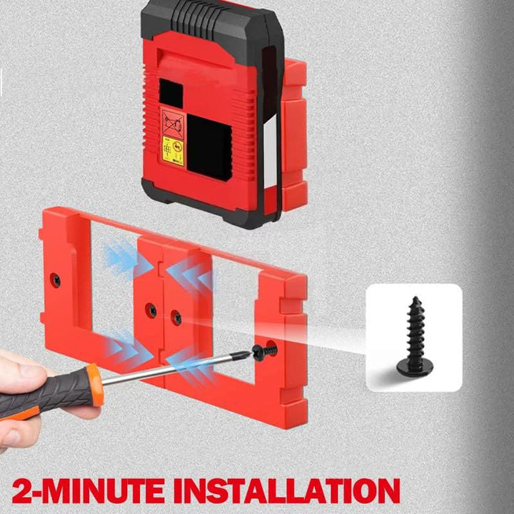 6 Pack Battery Holder Mount for Einhell 18V Workshop Use | Powuse