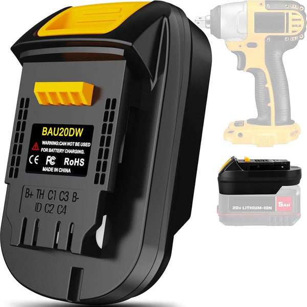 Bauer 20V to DeWalt 20V Battery Adapter | Powuse