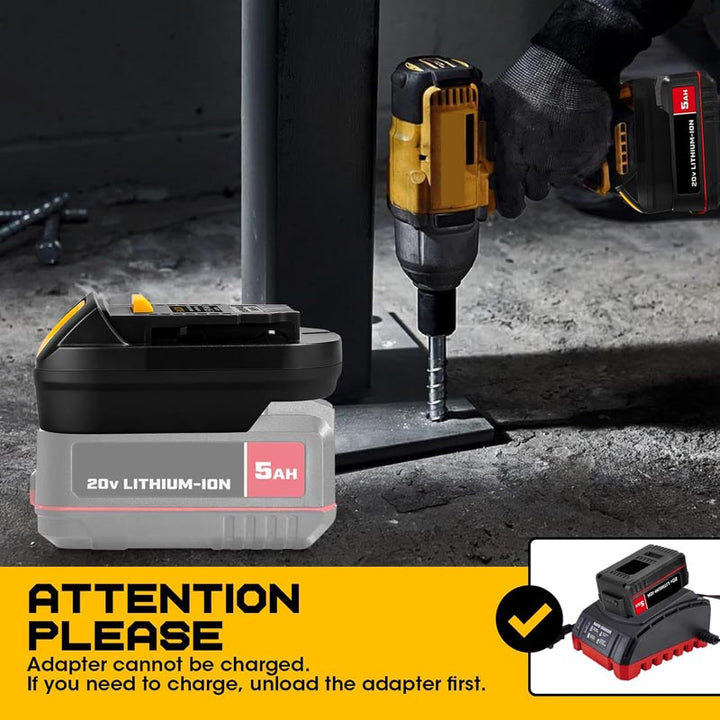 Bauer 20V to DeWalt 20V Battery Adapter | Powuse