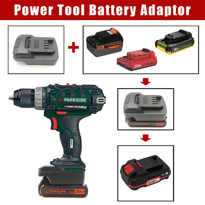 Accorios Para Herramientas Eléctricas, Adaptador DIY De Batería Para Lidl Parkside X20V Team, Batería De Ion De Litio, Cabl De 14AWG - AliExprs 1420